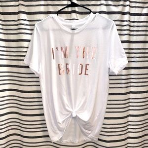 Bride T-Shirt white